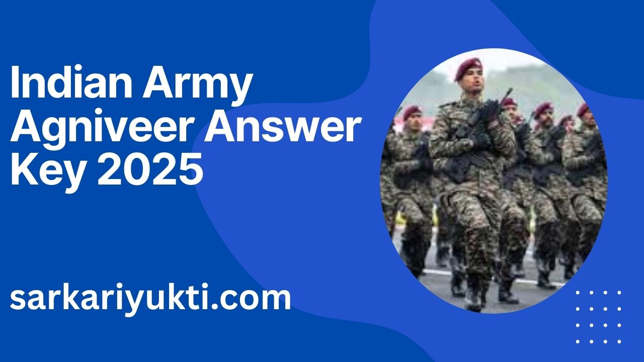 Indian Army Agniveer Answer Key 2025