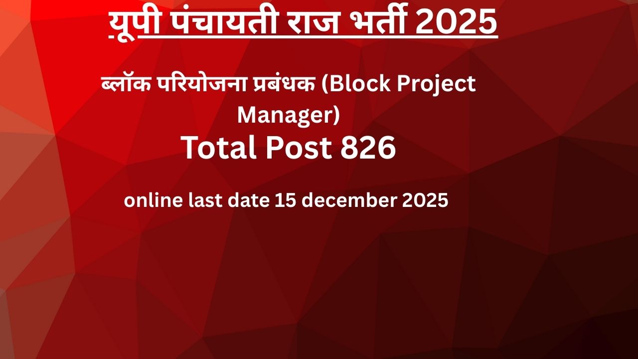 ब्लॉक परियोजना प्रबंधक